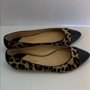 Gianni Bini animal print flats 8 leopard cheetah